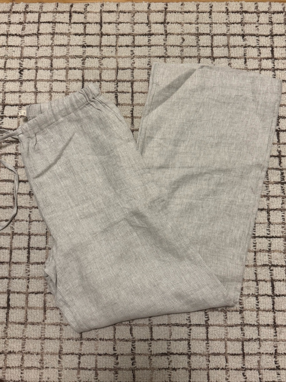 Faherty Flax Linen Wide Leg Pants